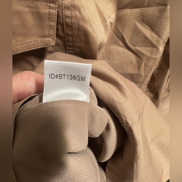 GUC BCBG MAXAZRIA Y2K Tan Cargo Slip Dress - Picture 12 of 13